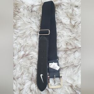Nike Black Canvas Adjustable Boys Belt With Metal Buckle 🌴